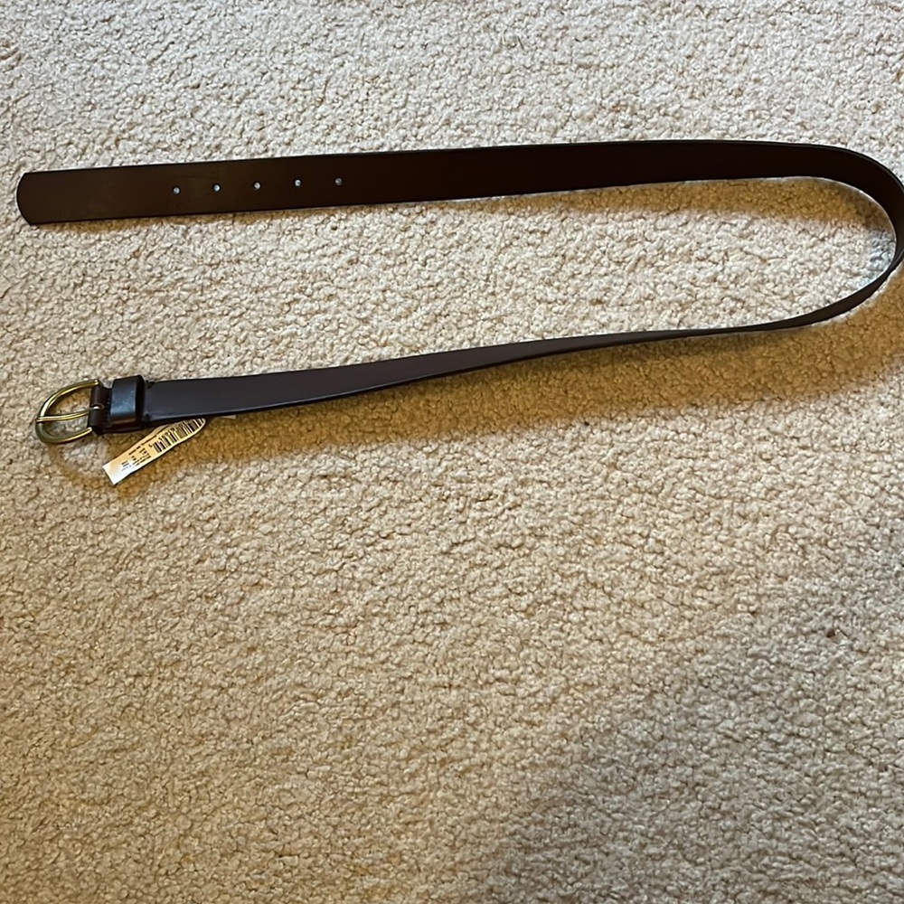 Brown “leather” belt